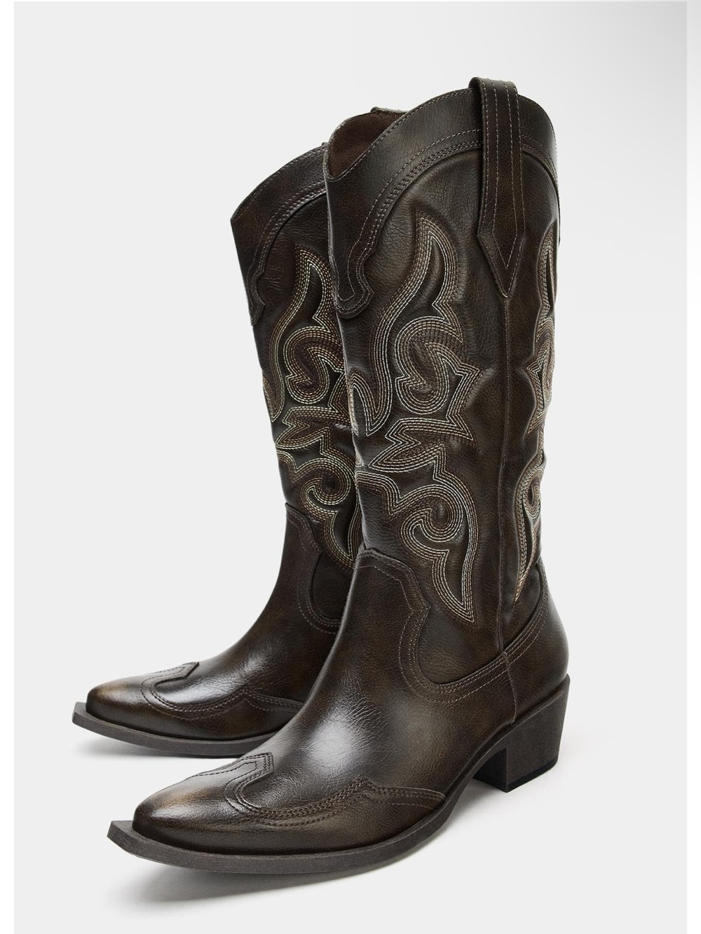 Zara Cowboy-style Boots